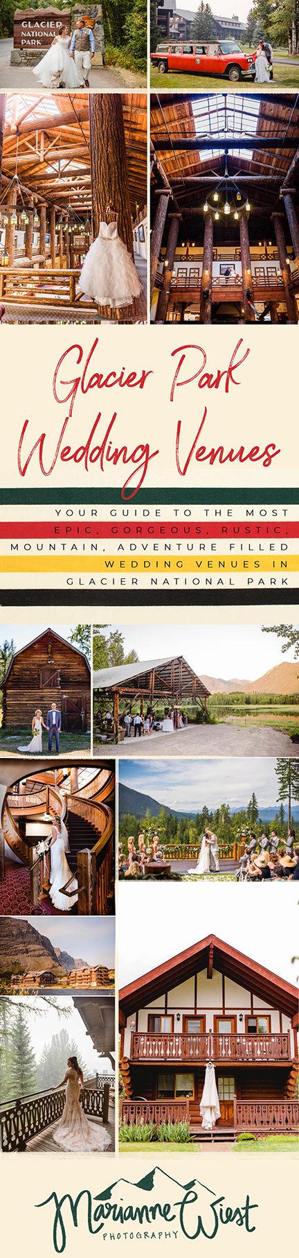 glacier national park wedding venues